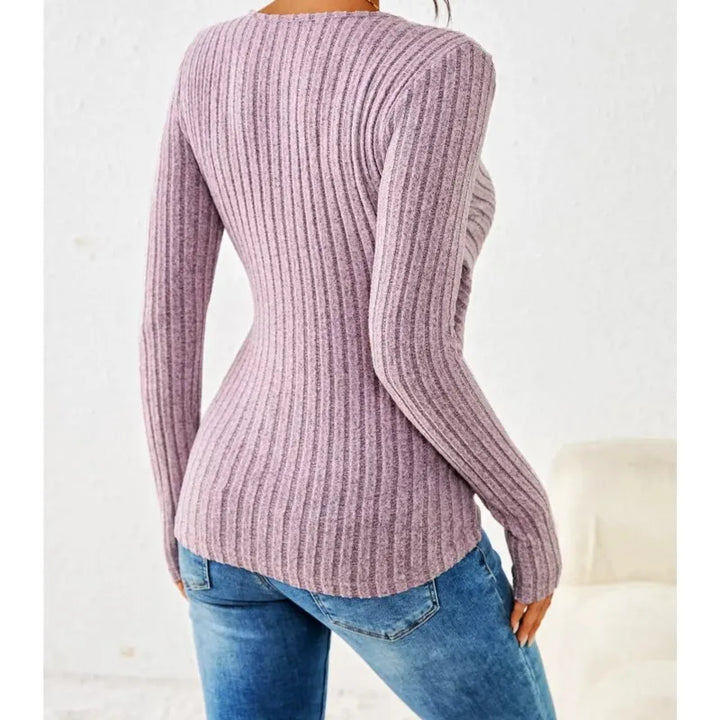 Taylor | Long Sleeve Top with Tummy-Tucking Design