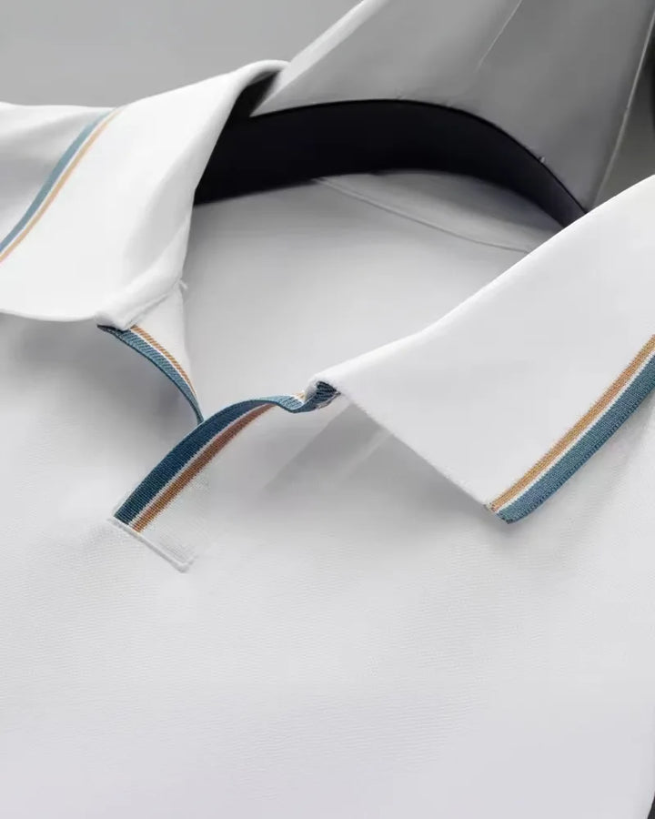 Luxury Silk Polo Shirt