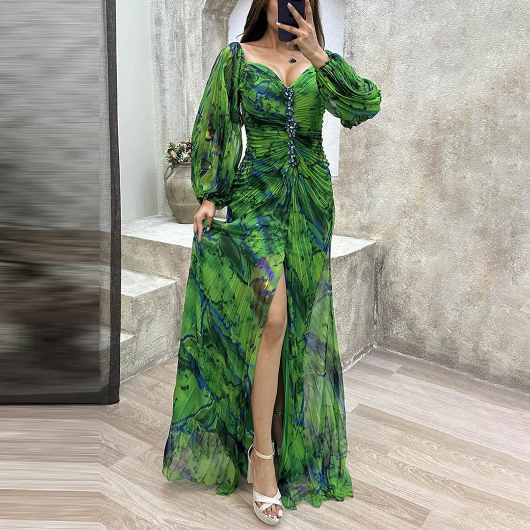 Nicole - Elegant Dress with V-Neck