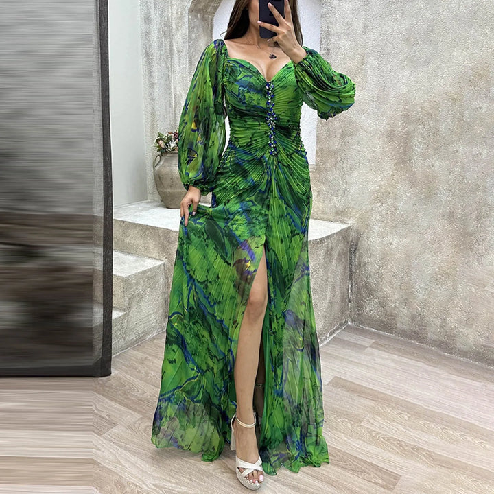Nicole - Elegant Dress with V-Neck