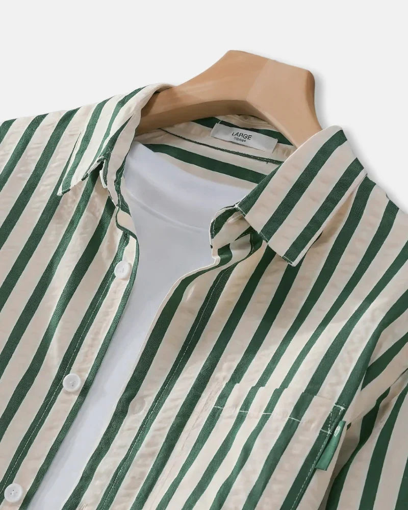 Carrington Striped Button-Up