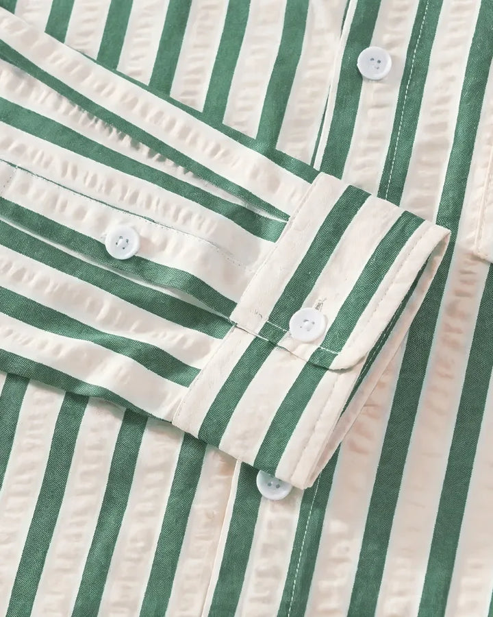 Carrington Striped Button-Up