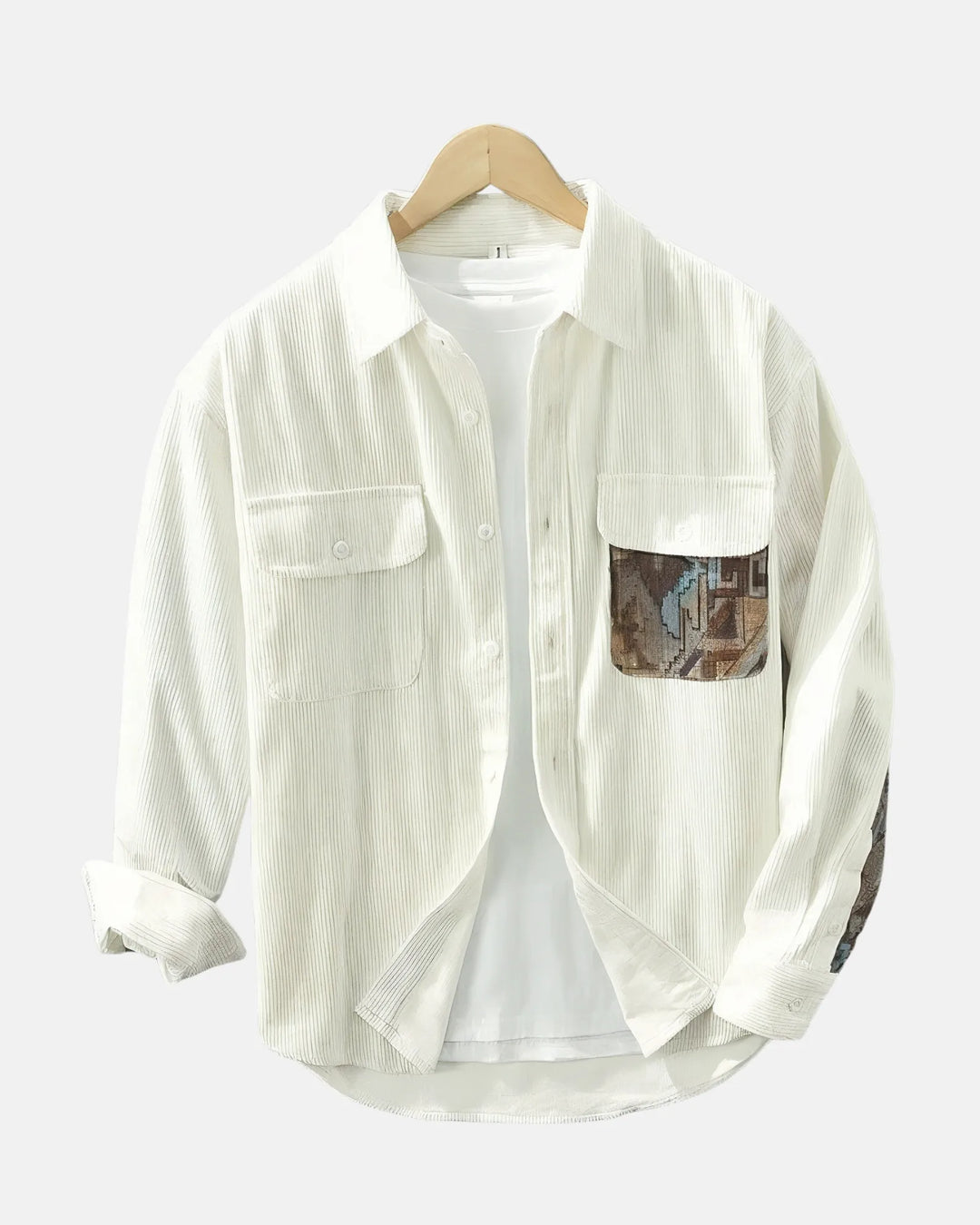 Long-Sleeve Corduroy Shirt