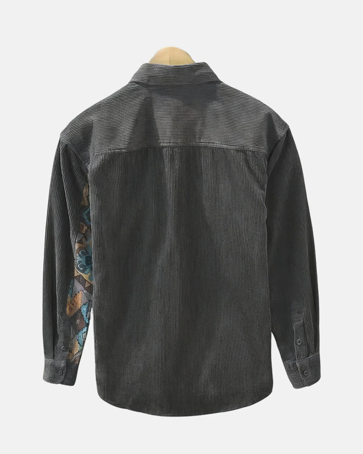 Long-Sleeve Corduroy Shirt