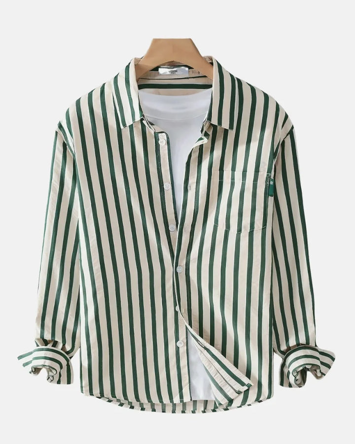 Carrington Striped Button-Up