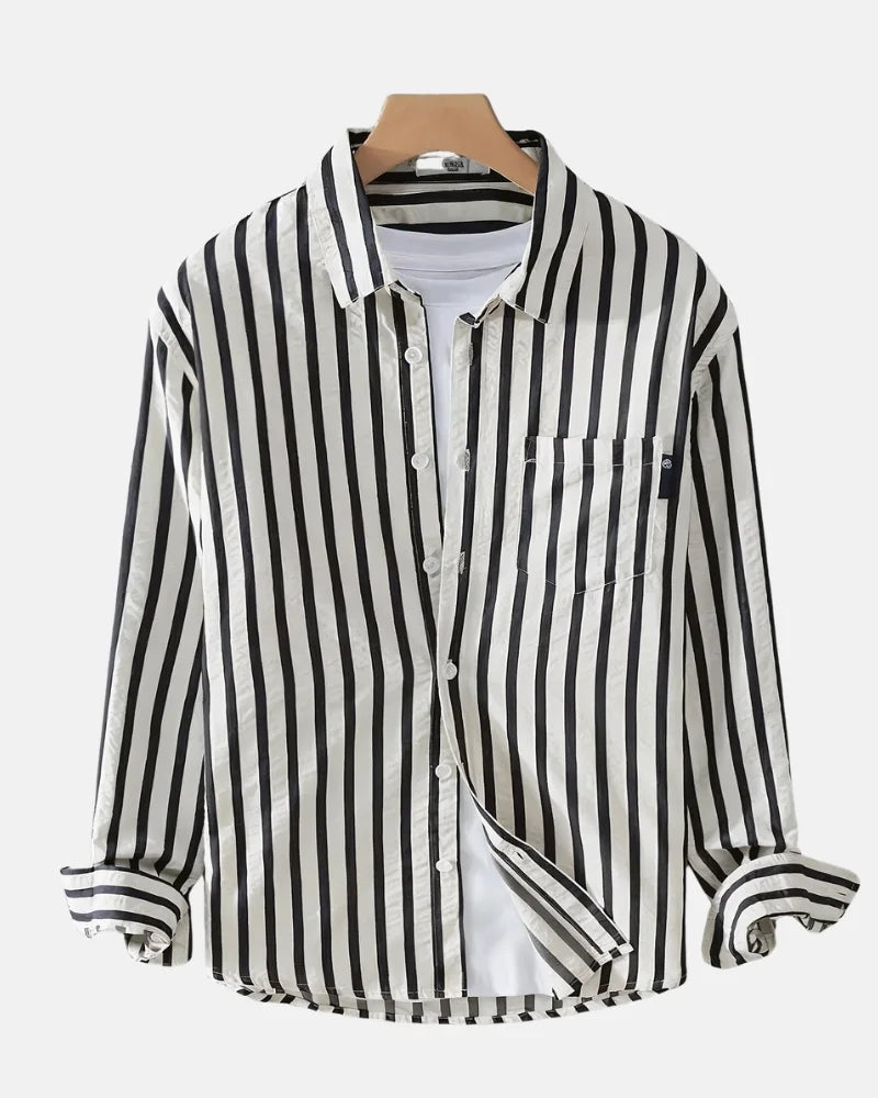 Carrington Striped Button-Up