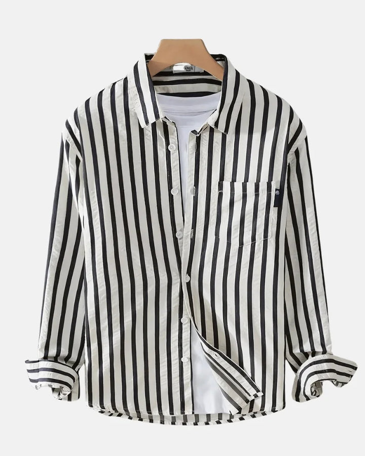 Carrington Striped Button-Up