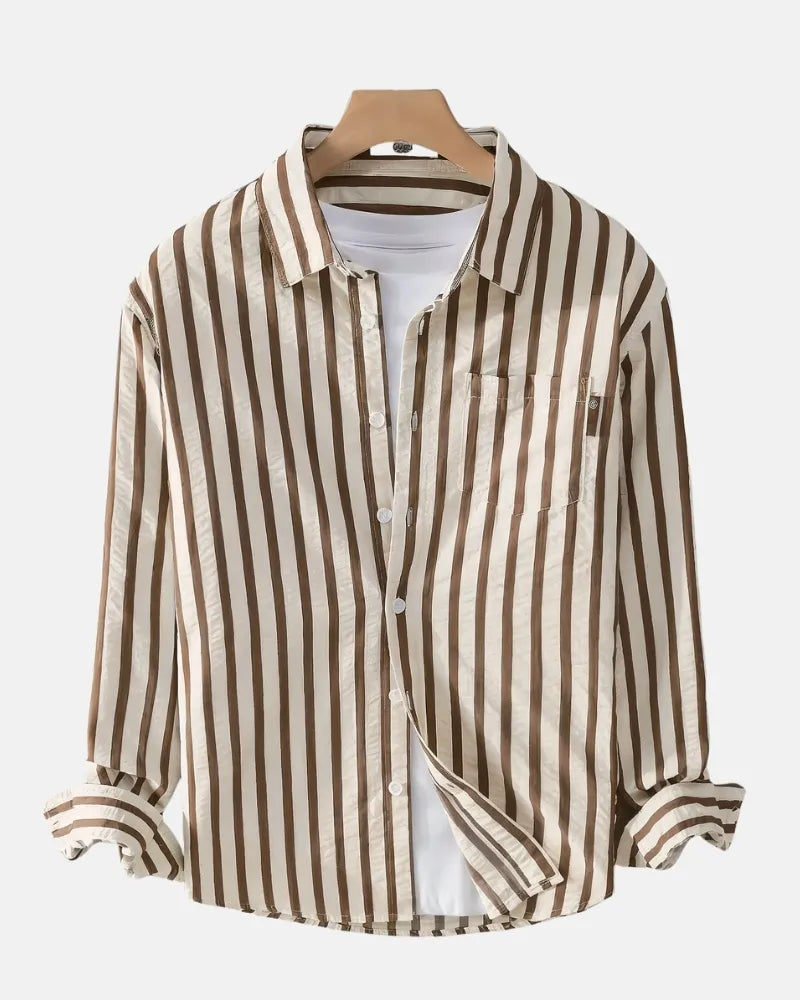 Carrington Striped Button-Up