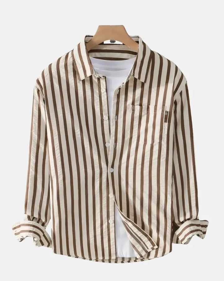 Carrington Striped Button-Up
