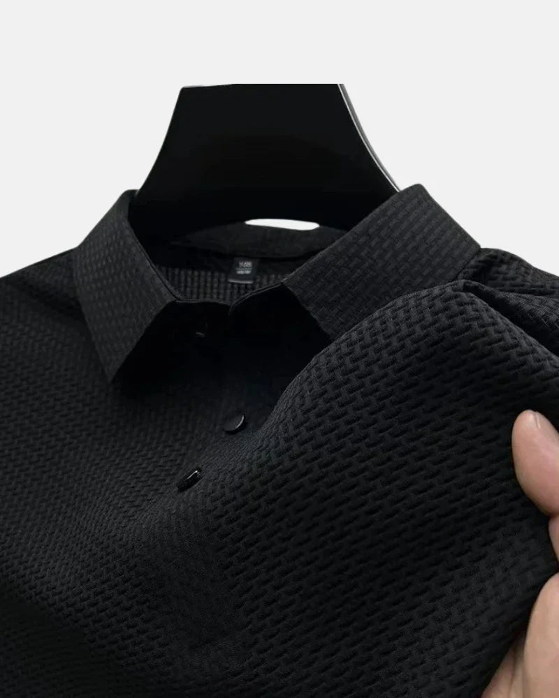 Premium Ribbed Polo for Executives