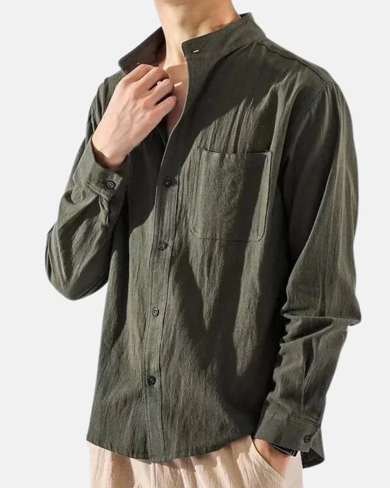 Relaxed Fit Linen Shirt