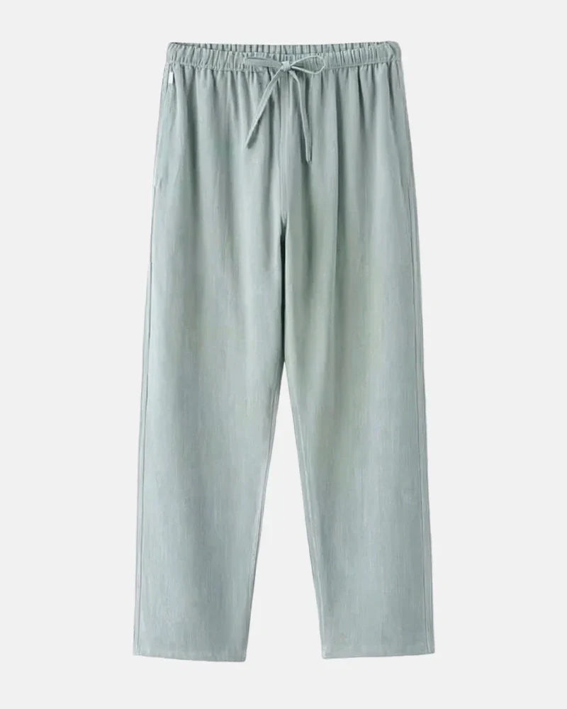 Relaxed Fit Linen Trousers