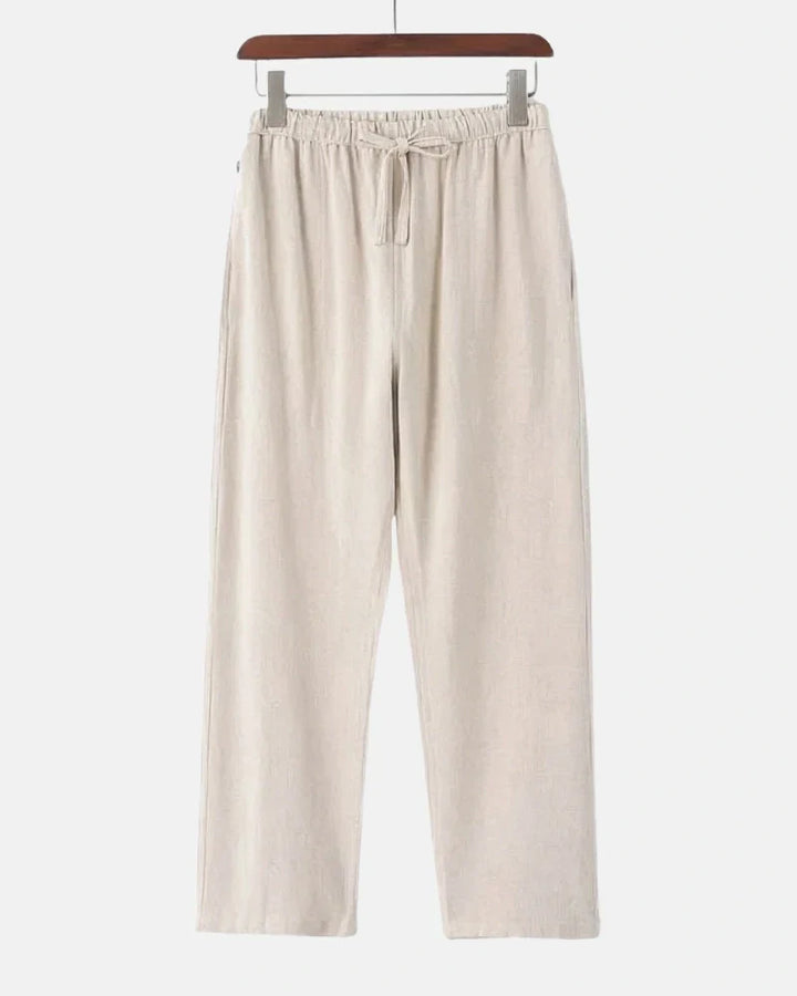 Relaxed Fit Linen Trousers