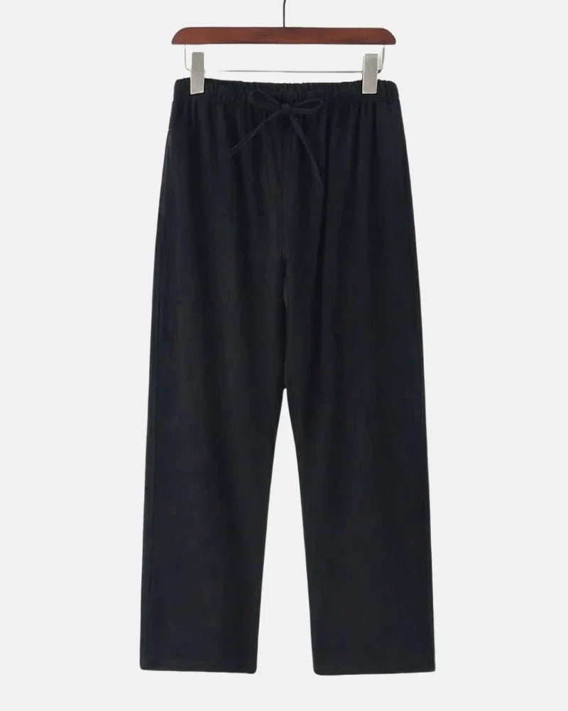 Relaxed Fit Linen Trousers