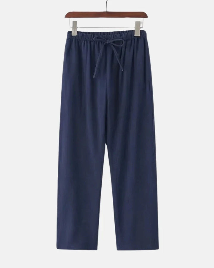 Relaxed Fit Linen Trousers