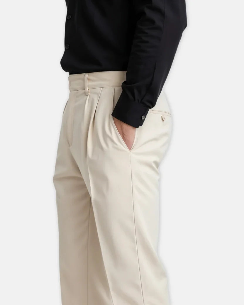 Tailored Pleated Dress Pants