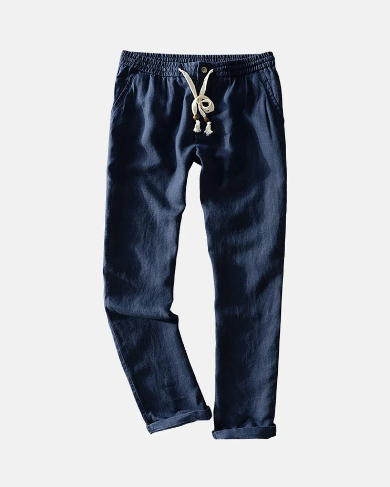 Custom-Fit Linen Trousers