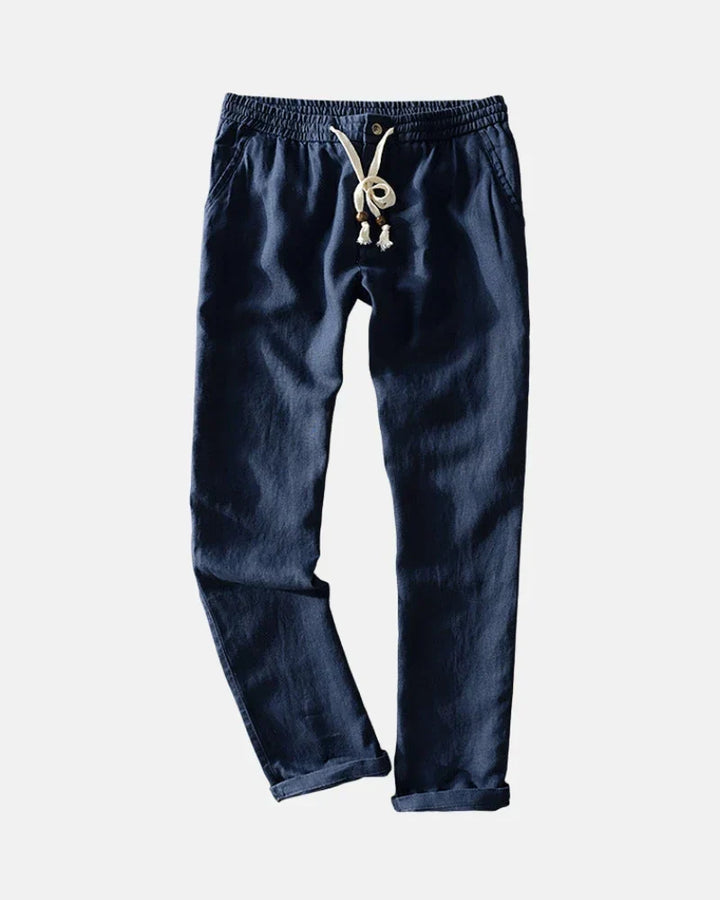 Custom-Fit Linen Trousers
