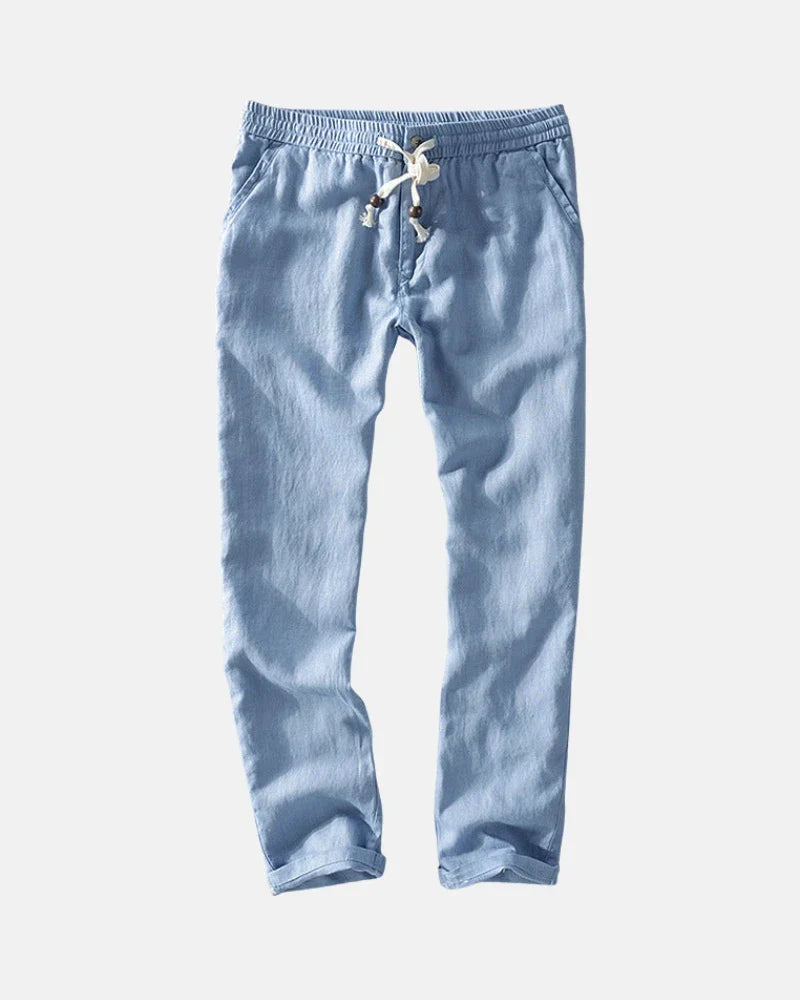 Custom-Fit Linen Trousers