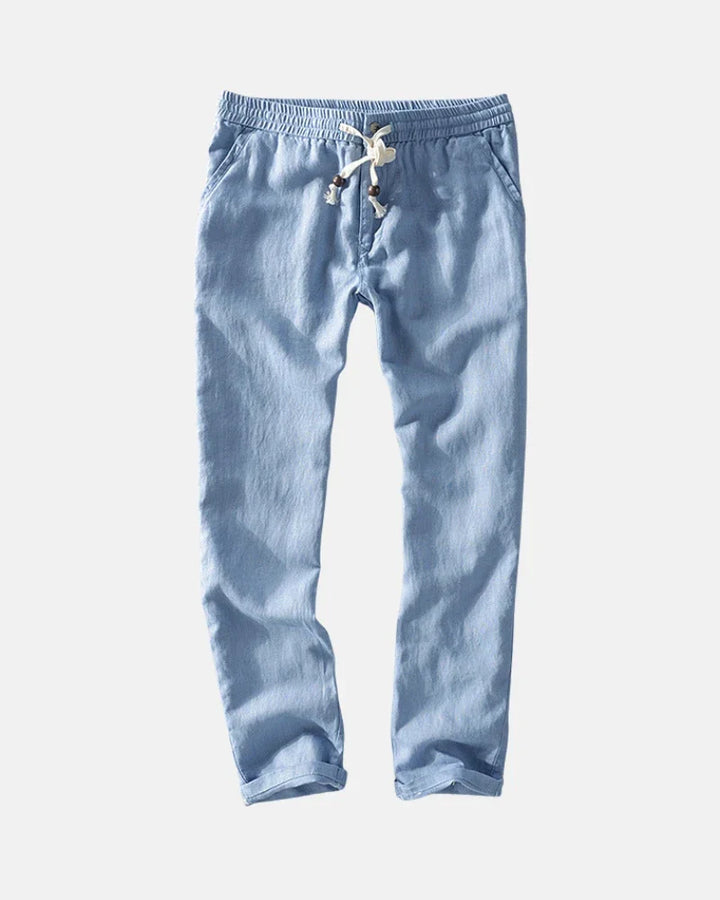 Custom-Fit Linen Trousers