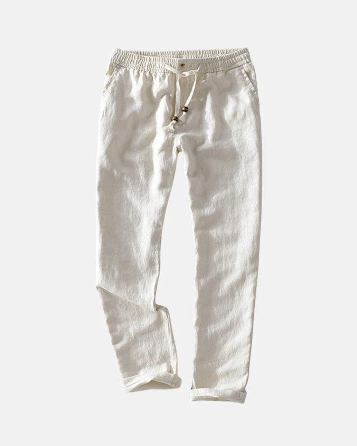 Custom-Fit Linen Trousers