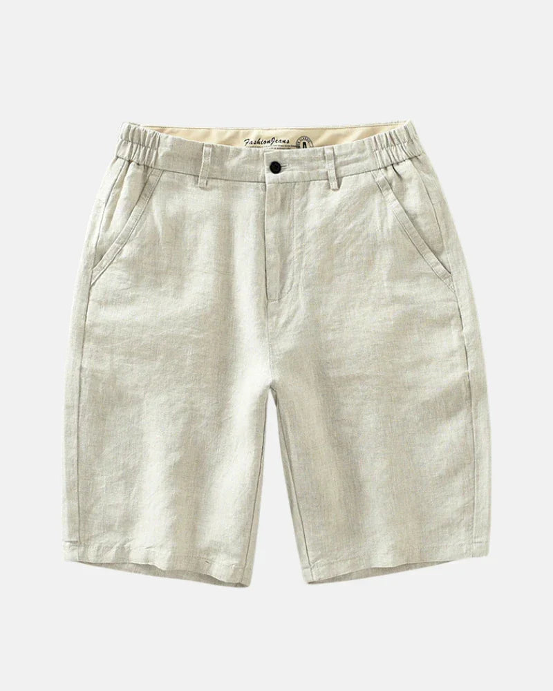 Custom-Fit Linen Shorts