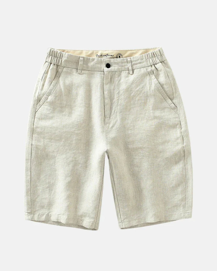 Custom-Fit Linen Shorts