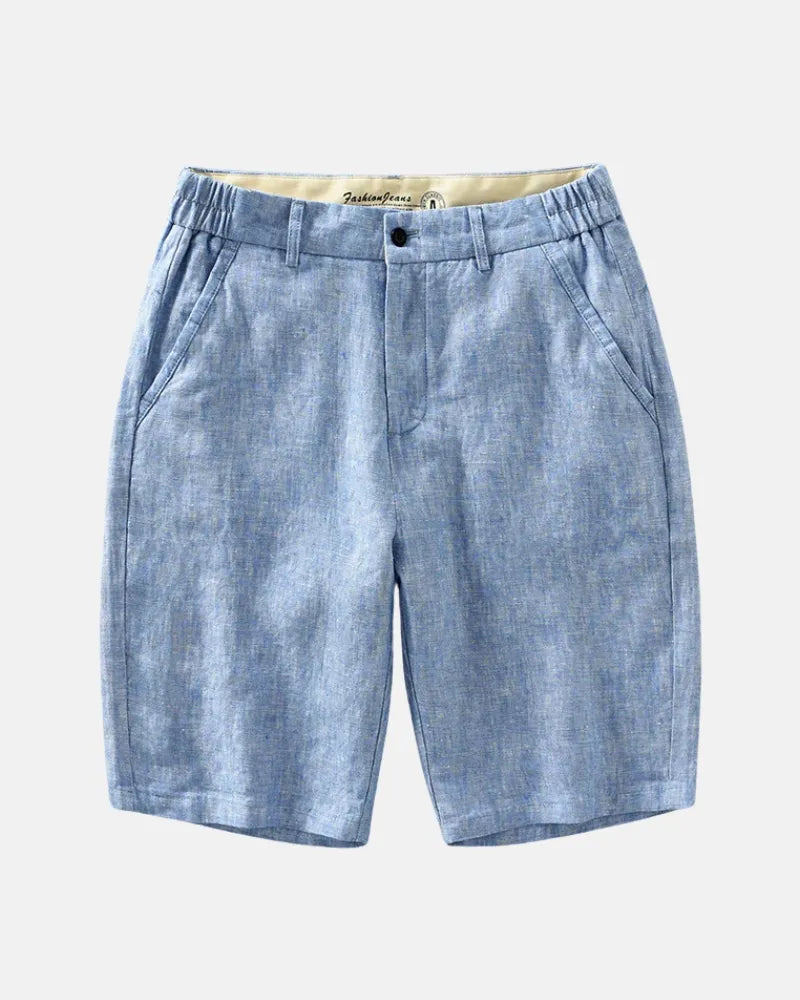 Custom-Fit Linen Shorts