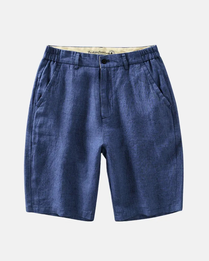 Custom-Fit Linen Shorts