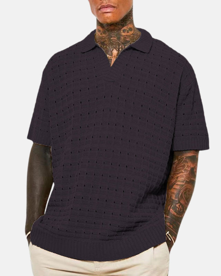 Santorini Knit Polo Shirt