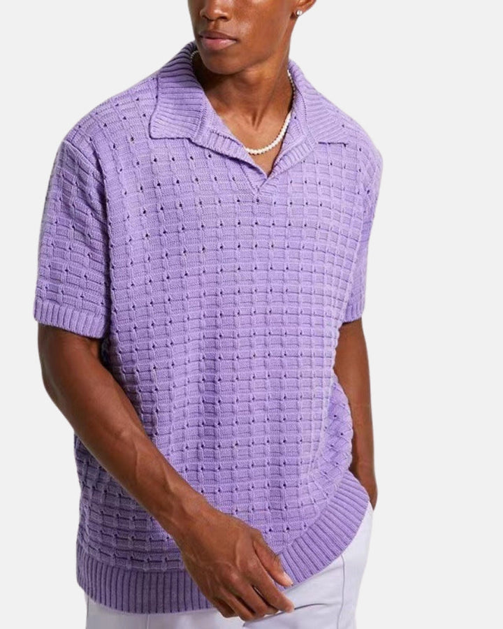 Santorini Knit Polo Shirt