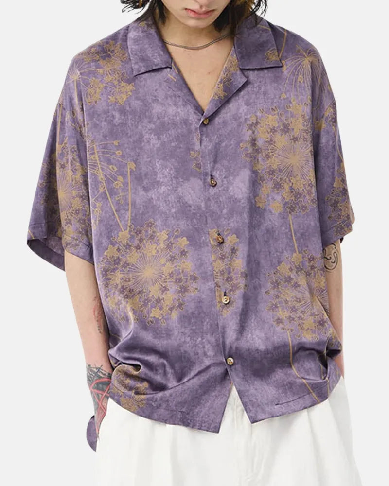 Summer Blossom Golden Shirt