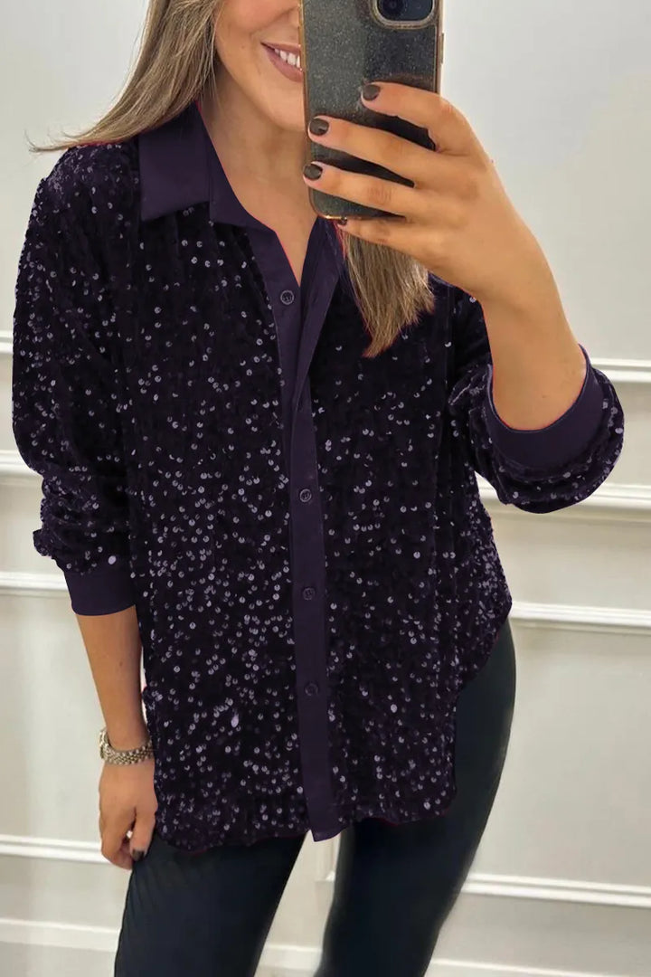 Giulia | Shimmering Sparkle Top