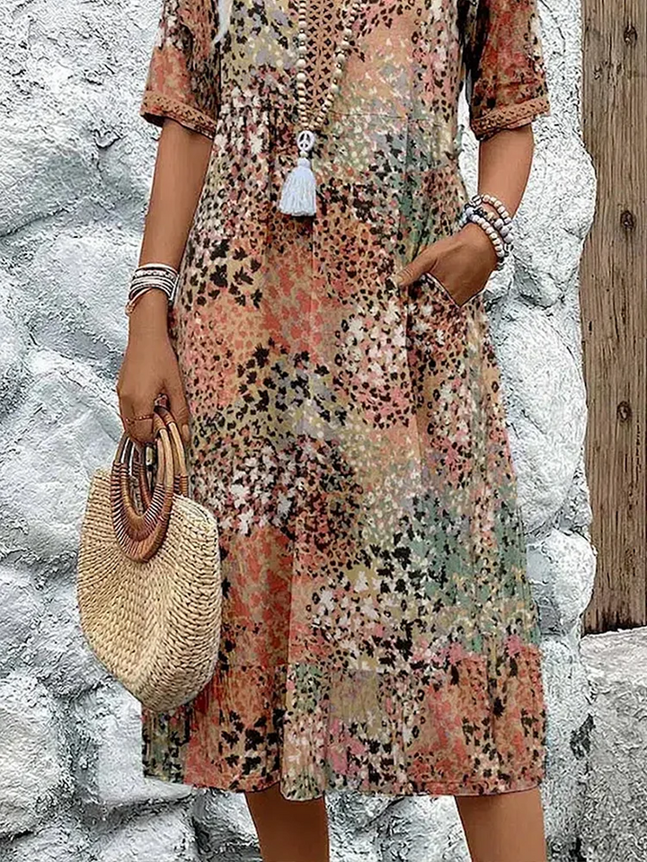 Camille | Bold Mid-Length Dress