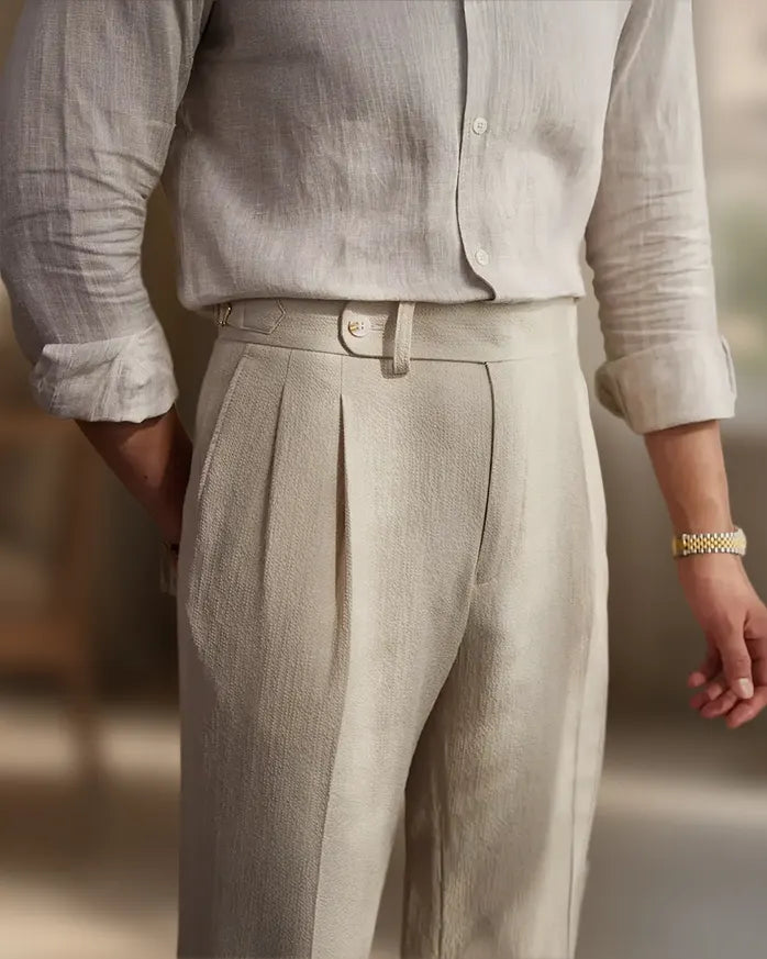 Monaco Pleated Trousers