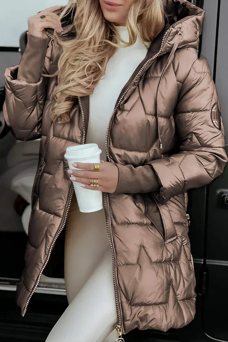 Katherine™ | Elegant Winter Coat with Hood