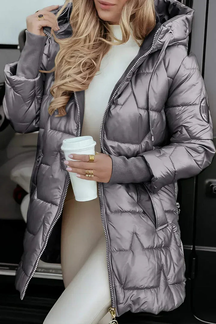 Katherine™ | Elegant Winter Coat with Hood