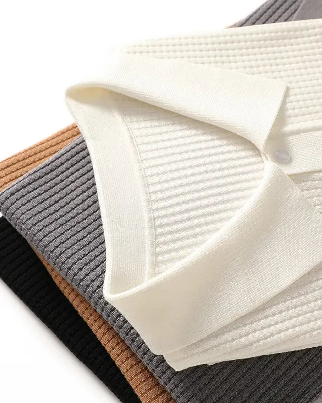 Silk Polo Shirt in Mulberry