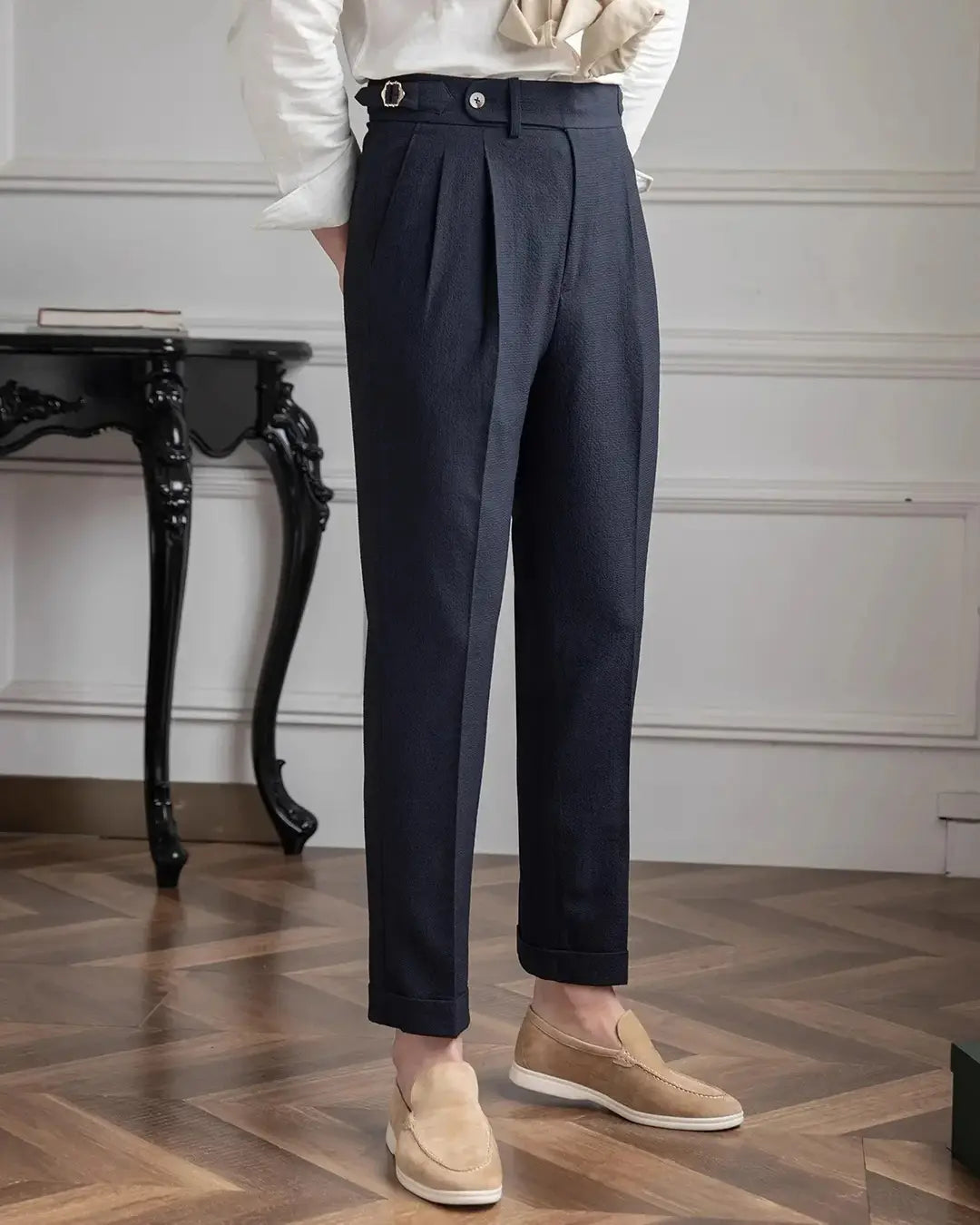 Monaco Pleated Trousers