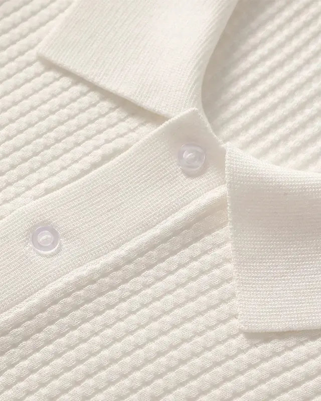 Silk Polo Shirt in Mulberry