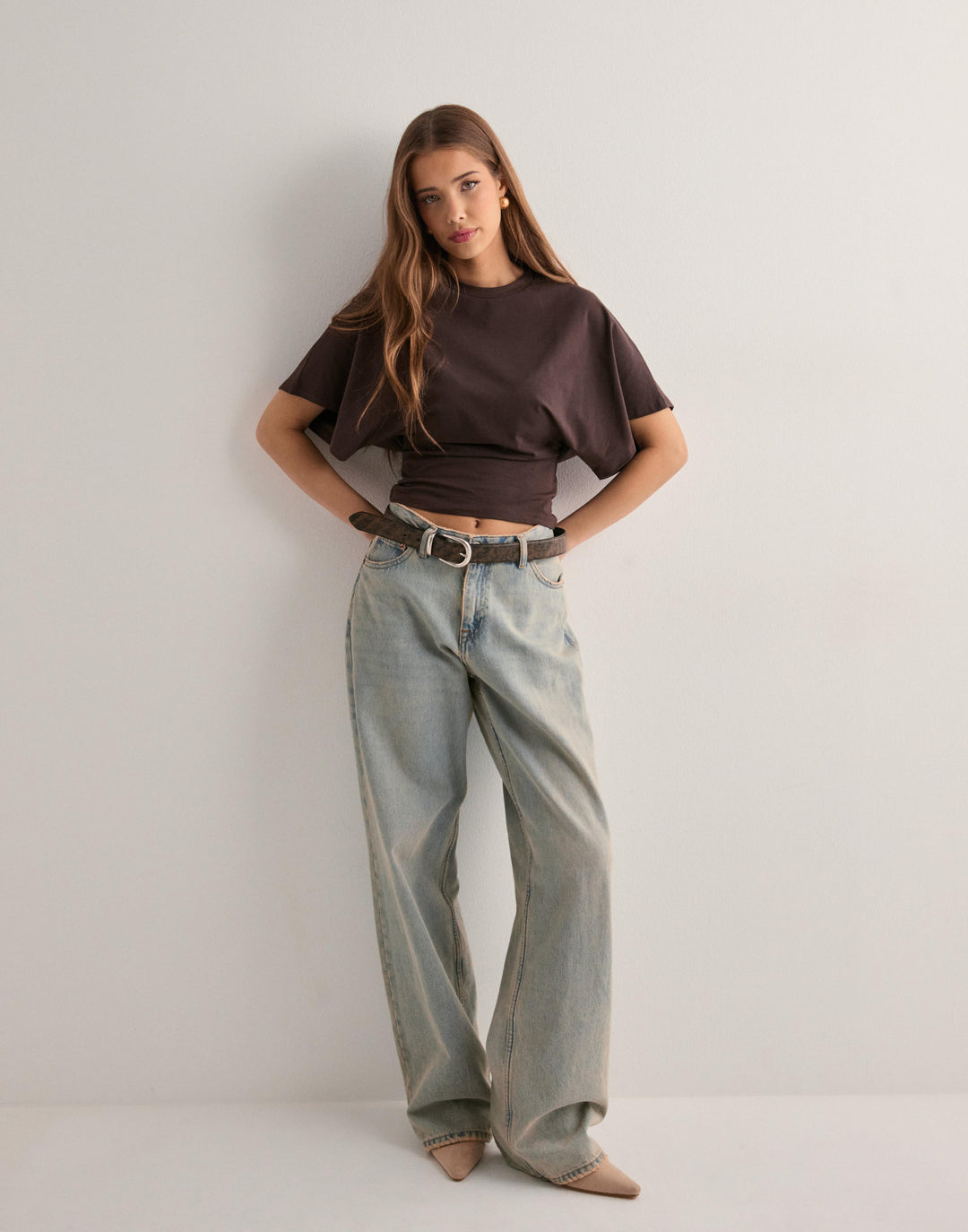Rose | Oversized Sleeve T-Shirt