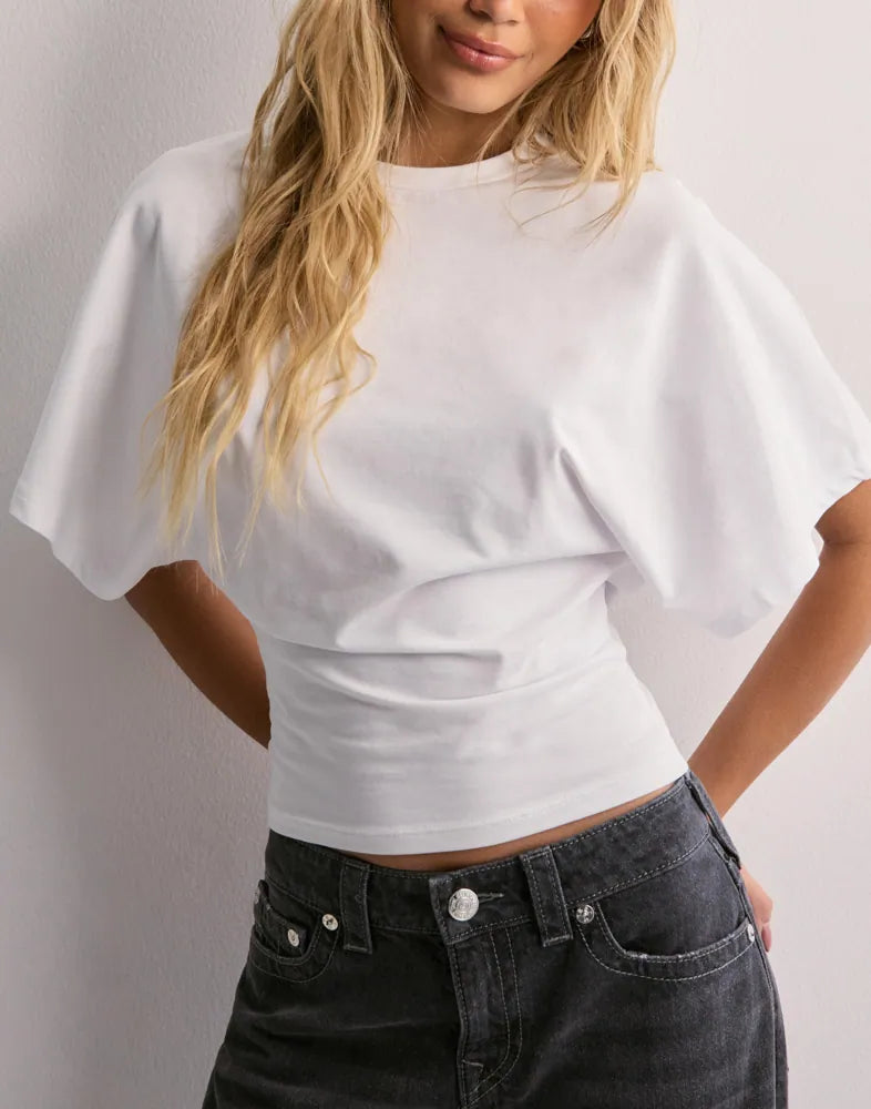 Rose | Oversized Sleeve T-Shirt