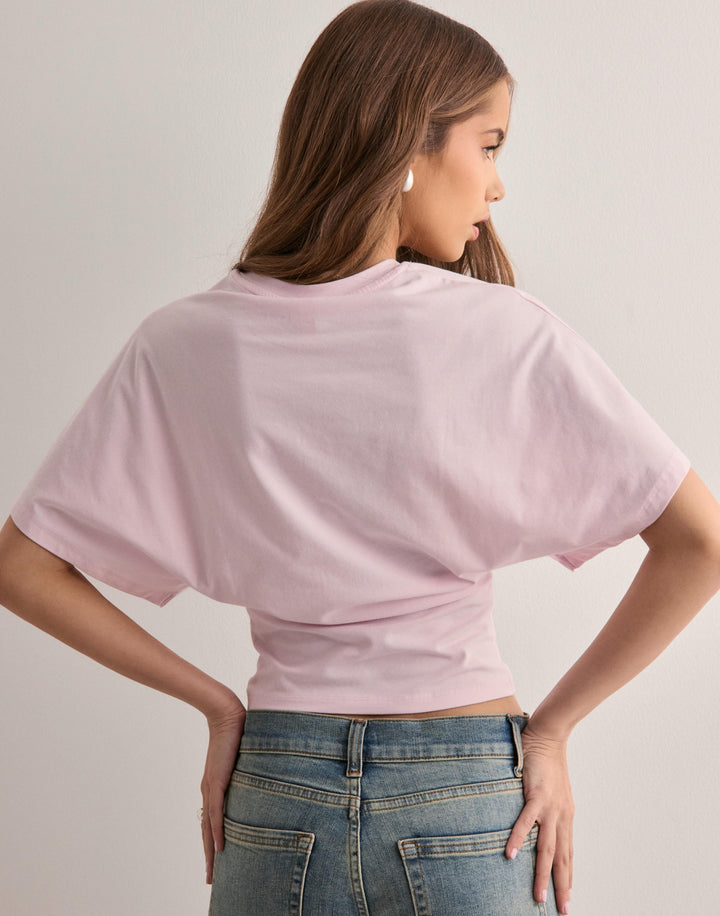 Rose | Oversized Sleeve T-Shirt